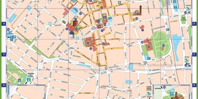 Milan italy ატრაქციონები რუკა